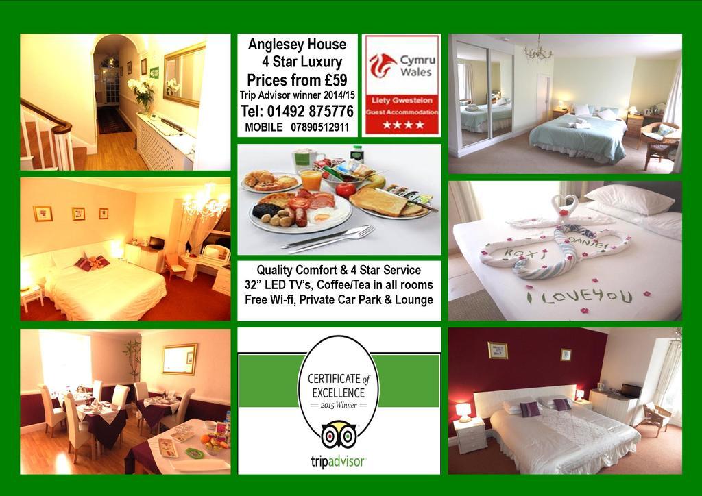 Bed and Breakfast Anglesey House Llandudno Exteriér fotografie